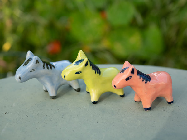 Tiny Ceramic Horse