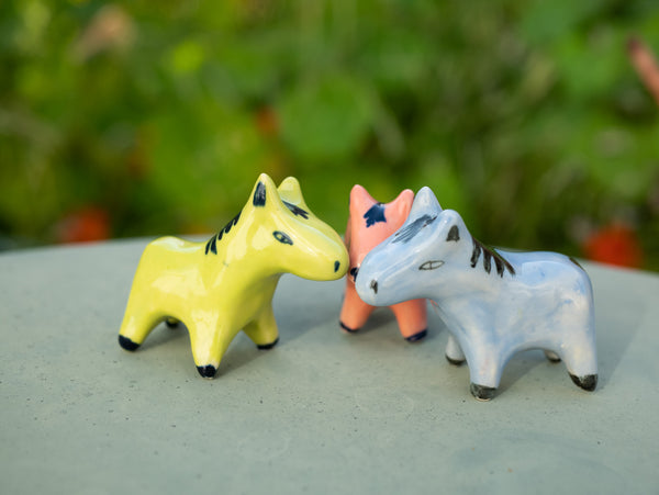 Tiny Ceramic Horse