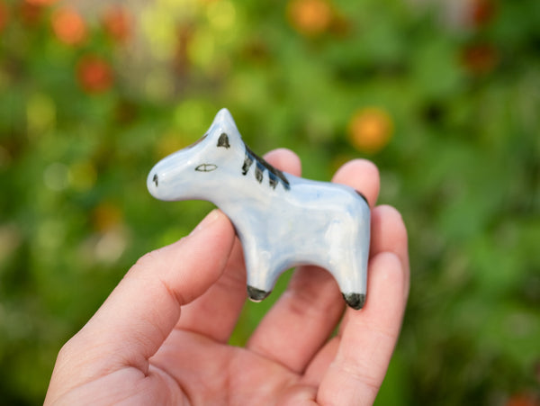 Tiny Ceramic Horse