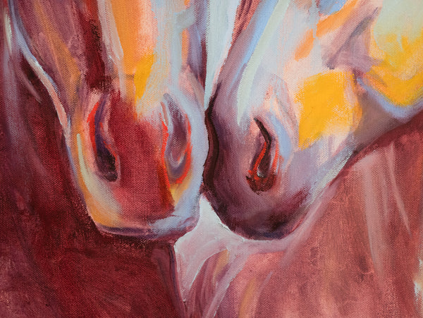 "This could be us but you playin" Original Painting