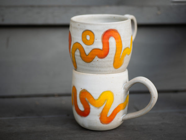 White Sunrise Mug