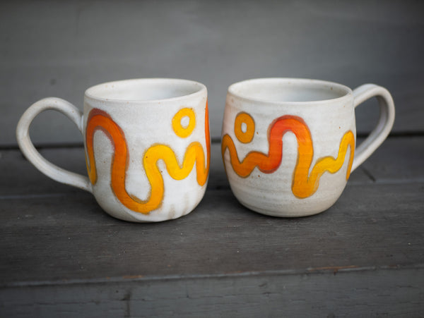 White Sunrise Mug