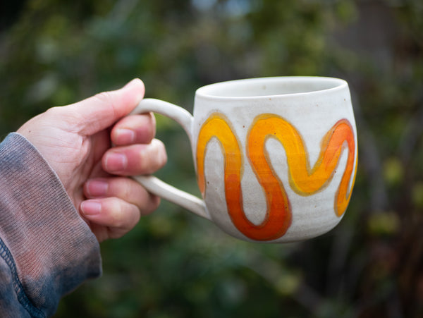 White Sunrise Mug
