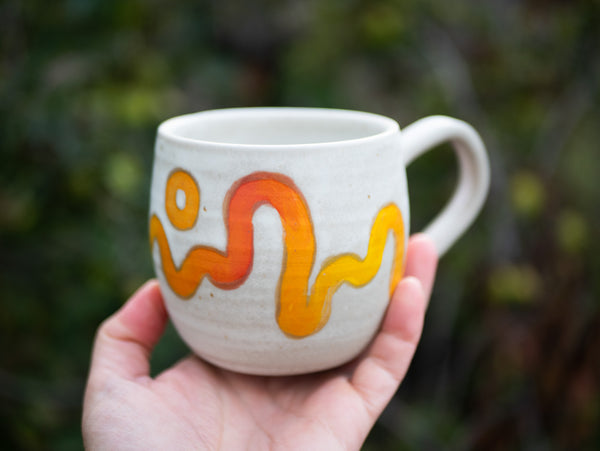 White Sunrise Mug