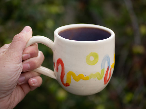 Rainbow Ribbons Mug