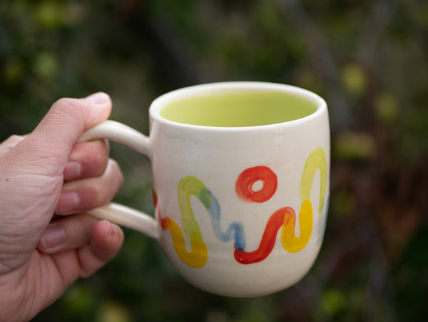 Rainbow Ribbons Mug
