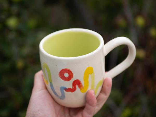 Rainbow Ribbons Mug