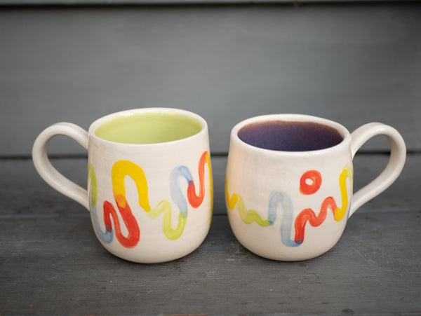 Rainbow Ribbons Mug