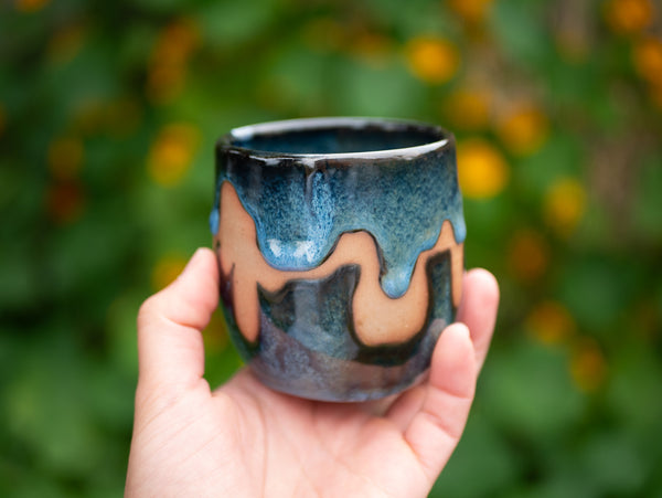 Blue Drippy Cup