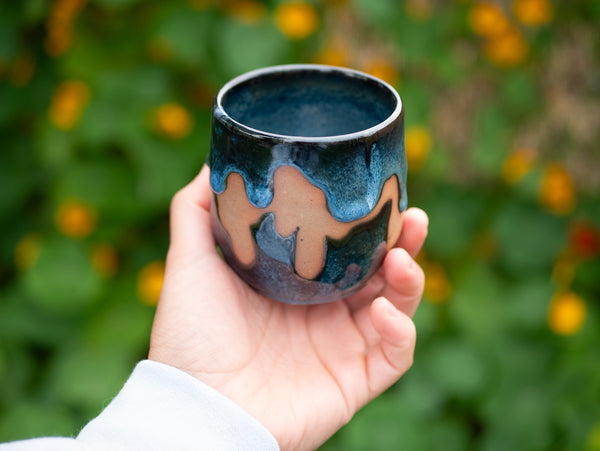Blue Drippy Cup