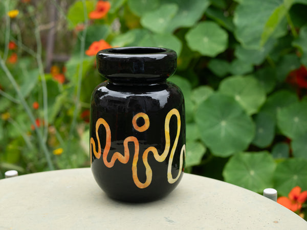 Rainbow Wavy Vase