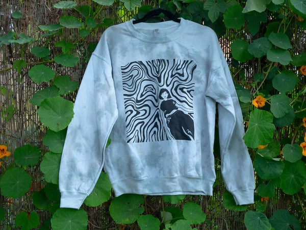“Floating Away” Tie Dye Sweatshirt