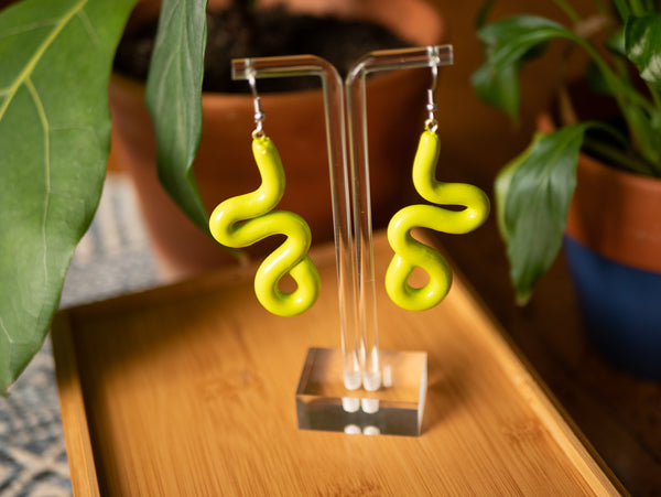 Lime Small Squiggles