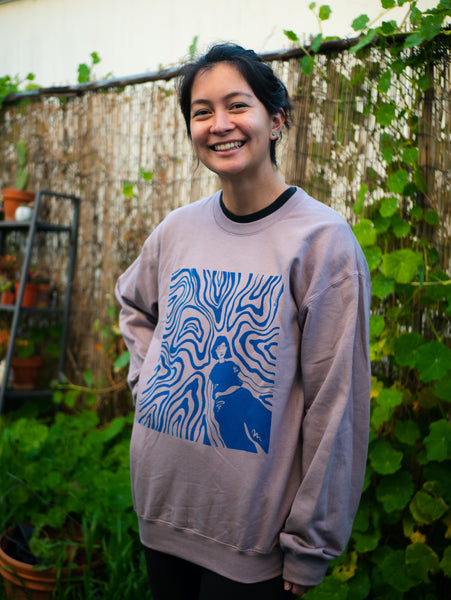 “Floating Away” Lilac Sweatshirt