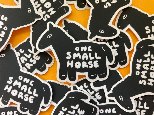 One Small Horse Sticker