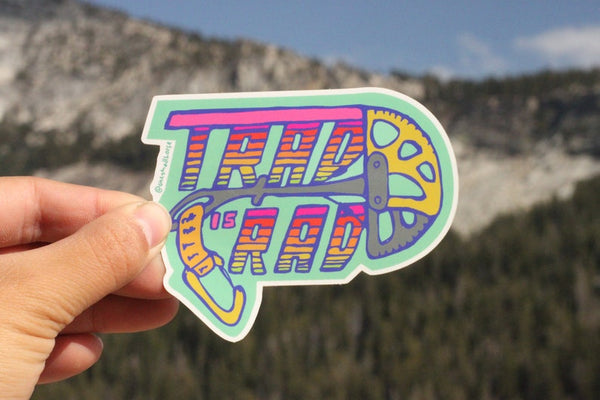 Trad is Rad Sticker