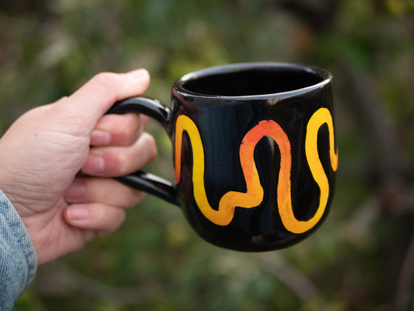 Black Sunrise Mug