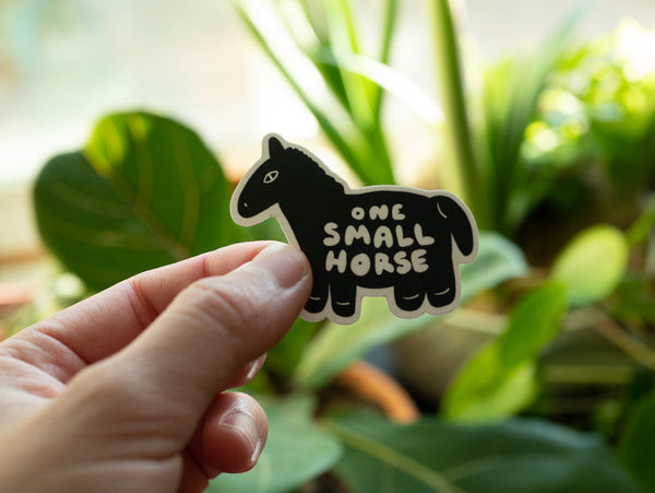 One Small Horse Sticker