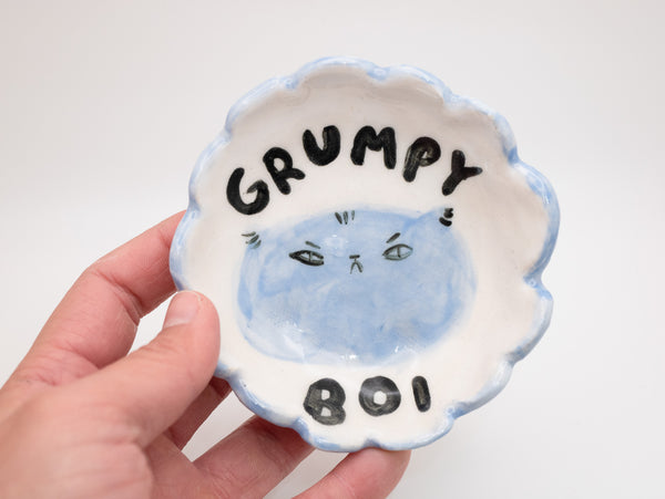Grumpy Boi Ceramic Dish