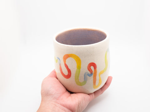 Rainbow Ribbons Cup