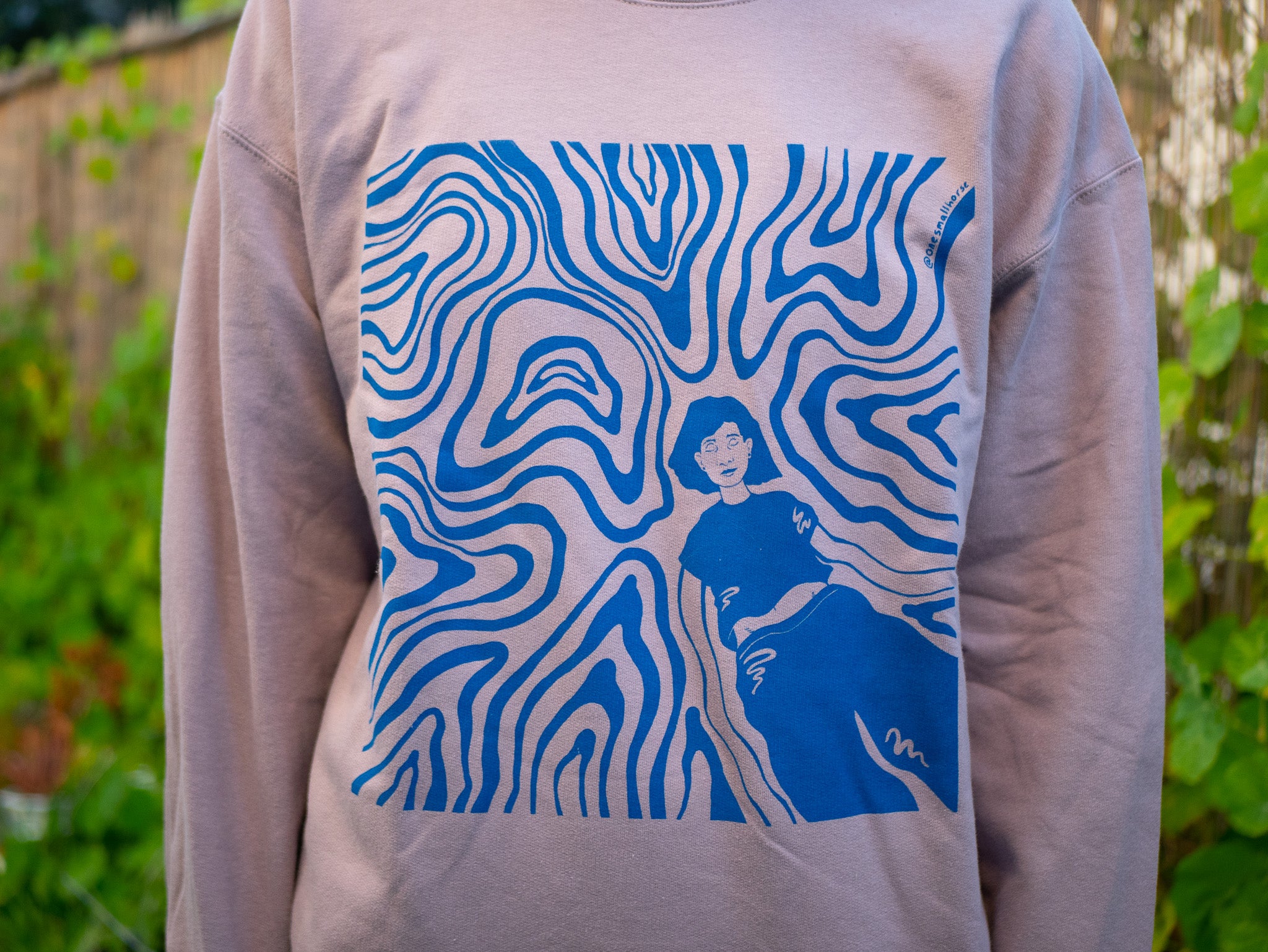 “Floating Away” Lilac Sweatshirt