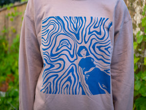 “Floating Away” Lilac Sweatshirt