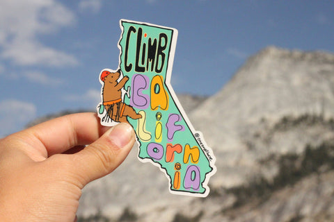 Climb California Sticker